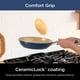 thumbnail image 3 of Ninja Juego de utensilios de cocina de cerámica, 11 piezas de vida extendida con agarre cómodo, sartenes antiadherentes, ollas, sin PTFE, apto para horno y lavavajillas, compatible con estufa, azul ma, 3 of 5