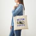 thumbnail image 3 of CafePress - Gettin Dirty Dirt Modified Tote Bag - Unisex Canvas Tote Bag, Beige, 1-Piece, 3 of 6