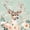 Sage Pink Cream, variant on Castle Fairy Dreamy Cherry Blossom Deer Twin Sheets 3pcs,Cute Floral Animal Bedding,Pale Pink Cream,1 Fitted Sheet, 1 Flat Sheet and 1 Pillowcase