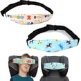 thumbnail image 1 of Reposacabezas de asiento de coche para niños de 2 piezas (amarillo + azul), posicionadores ajustables para dormir en asientos de coche, reposacabezas para niños para viajes en coche, accesorios para d, 1 of 5