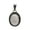 rose-quartz, variant on Real 925 Sterling Silver Pendant For Men Women, Natural Labradorite Cabochon Oval Grey Gemstone Amazing Handcrafted Pendant For Her Him