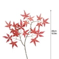 thumbnail image 2 of Artificial Maple Leaves Fake Fall Bundles Faux Wedding Home Kitchen Office DIY Hotel Table Decoration, 2 of 5