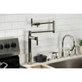 thumbnail image 3 of Kingston Brass KS4706CKL Kaiser Deck Mount Pot Filler Faucet, Polished Nickel, 3 of 8