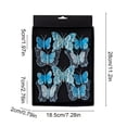 thumbnail image 3 of Lilixerw Glitter Butterfly Clips 10 Pack, Mesh Tulle Artificial Butterflies 11.02x7.28x0.79 inch, for Christmas Tree Wreath Garland Wedding Decoration, 3 of 6