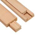 thumbnail image 1 of Unique Bargains 4pcs Wooden Drawer Slides, Wood Center Guide Track, Center Mount Drawer Slides Replacement 15-3/4' (40 CM), 1 of 5