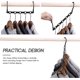 thumbnail image 2 of 10 Pack Black Magic Hangers Space Saving Clothes Hangers, Closet Organizers and Storage, Smart Space Saver Sturdy Plastic Hangers with 5 Holes for Hea, 2 of 5
