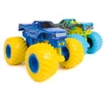 thumbnail image 3 of Monster Jam, Blue Thunder Vs. Bad News Travels Fast Die-Cast Monster Trucks, 1:64 Scale, Kids Toys for Boys Ages 3 and up, 3 of 7