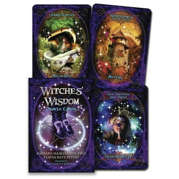Barbara Meiklejohn-Free; Flavia Kate Peters: Witches' Wisdom Oracle Cards, Book 1 (Other)
