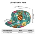 thumbnail image 6 of Balery Baseball Cap Flat Bill Hats for Men Adjustable Size for Running Workouts and Outdoor Activities All Seasons Dad Hat(Pineapple ), 6 of 9
