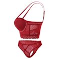 thumbnail image 4 of Coordinado Secret Treasures para Mujer, Rojo Encaje Talla 36B, 4 of 4