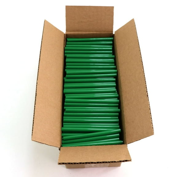 725M54CGREEN Mini Size 4" Green Color Hot Glue Stick - 5 lb Box