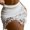 White, variant on Daznico Women Ruffle Sheer Beach Skirt Cover Up Skirt Beach Wrap Bikini Shiny Wraps Cover Ups for Swimwear Mesh Drawstring Cover Up Skirt,L