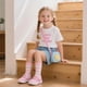 thumbnail image 2 of Zapatos STQ KIDS para niños pequeños, puntera ancha para niñas, rosa, talla 11, 2 of 9