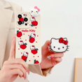thumbnail image 3 of Funda con soporte para Samsung Galaxy S7 Edge S8 S9 S10 S20 S21 S22 S23 Plus Ultra S21FE Note 9 10 20 Hello Kitty, 3 of 5