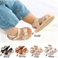 thumbnail image 3 of Sandalias De Bebé Zapatos Para Niños Pequeños Fondo Suave Antideslizante De Cuna Lindo De La Moda De Las Niñas Caminando Zapato Prewalker Para 0-18 Meses, 3 of 4