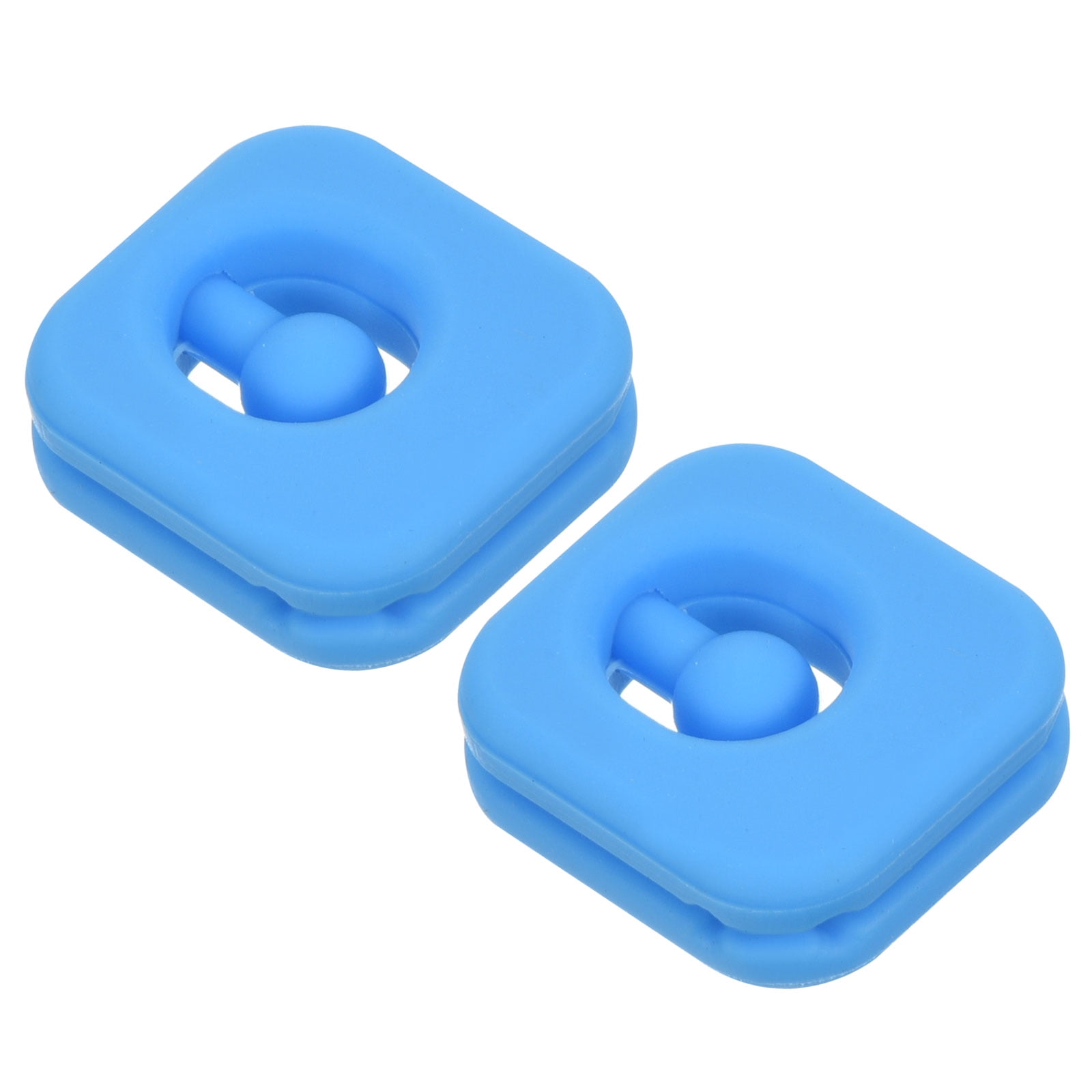 Uxcell Tennis Vibration Dampener, 2 Pack Square Shock Absorber Blue
