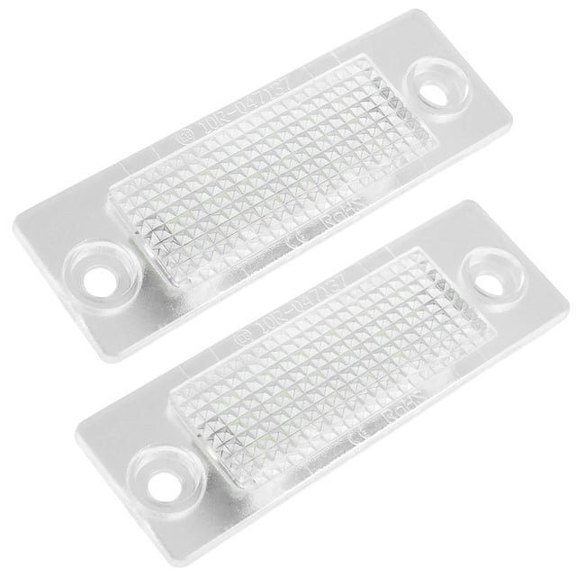 2Pcs Car Number Plate Lights for License Light LED License Number Plate Light 6000-6500K 126LM LED Number Plate Lamp Plug and Play License Tag Lights