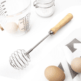 thumbnail image 5 of Kitchen Essential Whisk, Combining Durability And Functionality With A Rust-resistant Wooden Handle, High-quality Stainless Steel And Spiral Wire Design Promote Even Mixing, 5 of 5