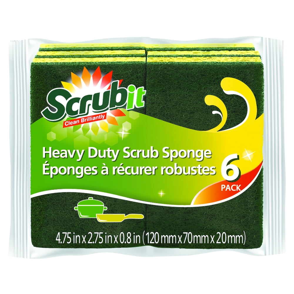 Cleaning Heavy Duty Scrub Sponge by Scrubit Scrubbing Sponges Use