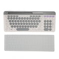thumbnail image 1 of Double Mode  Keyboard Mouse Combo, Multiple Compatibility, Stable Connection, Waterproof And ,  Tilt, Concave Keys, 2.4G , Soft Silicone Dust Mat, 1 of 8