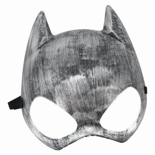 Máscara de gato para actuaciones en el escenario, fiestas, juegos de rol, accesorios para fiestas de cumpleaños. Plata