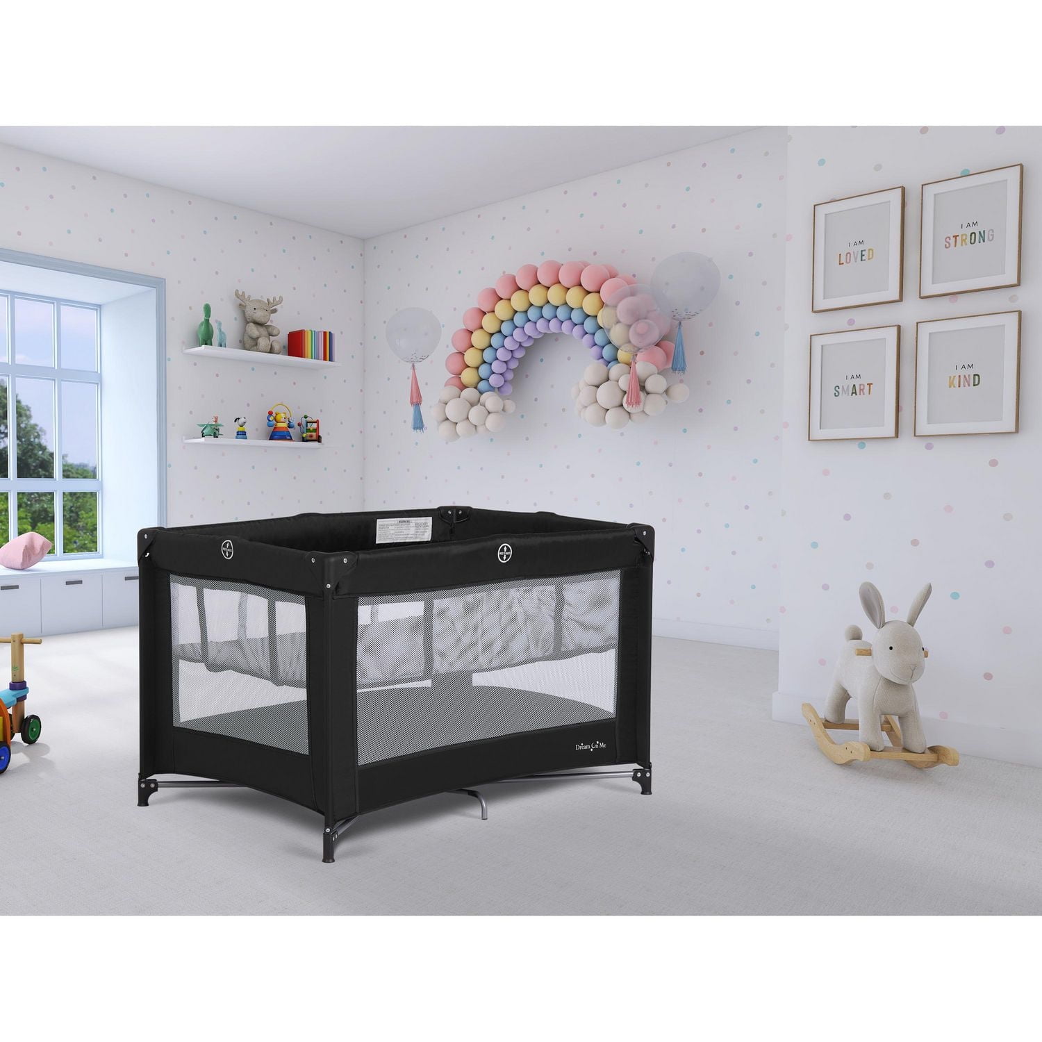Parc de jeu portable Dream On Me Zazzy avec berceau