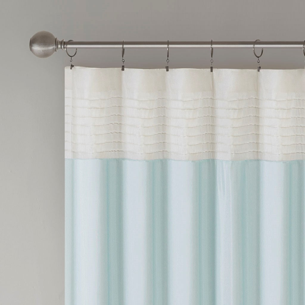 MAYEERTY 1 Pc Polyoni Pintuck Curtain Panel