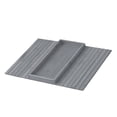 thumbnail image 3 of Bandeja para brazo de sofá de madera, espaciosa, rectangular, multiusos, plegable, base antideslizante para aperitivos, bebidas y control remoto. gris, 3 of 8