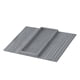 thumbnail image 3 of Bandeja para reposabrazos de sofá, base antideslizante, flexible, rectangular, plegable, de madera, para postres, aperitivos, control remoto para teléfono móvil. gris, 3 of 8