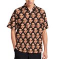 thumbnail image 3 of Camisas con hojas de aguacates florales para hombre, ropa con estampado 3D, camisa de playa hawaiana, camisetas de manga corta Y2K, ropa vintage, blusa con solapa, 3 of 5