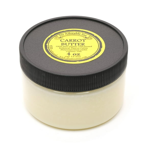 Dr Adorable - 4 oz - Carrot Butter - Unrefined Organic Fresh Natural