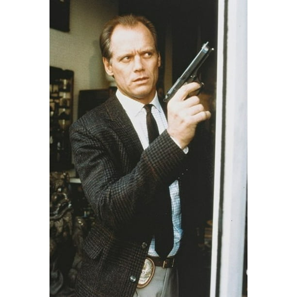 Fred Dryer Hunter With Gun Color 24x36 Poster Walmart Com Walmart Com