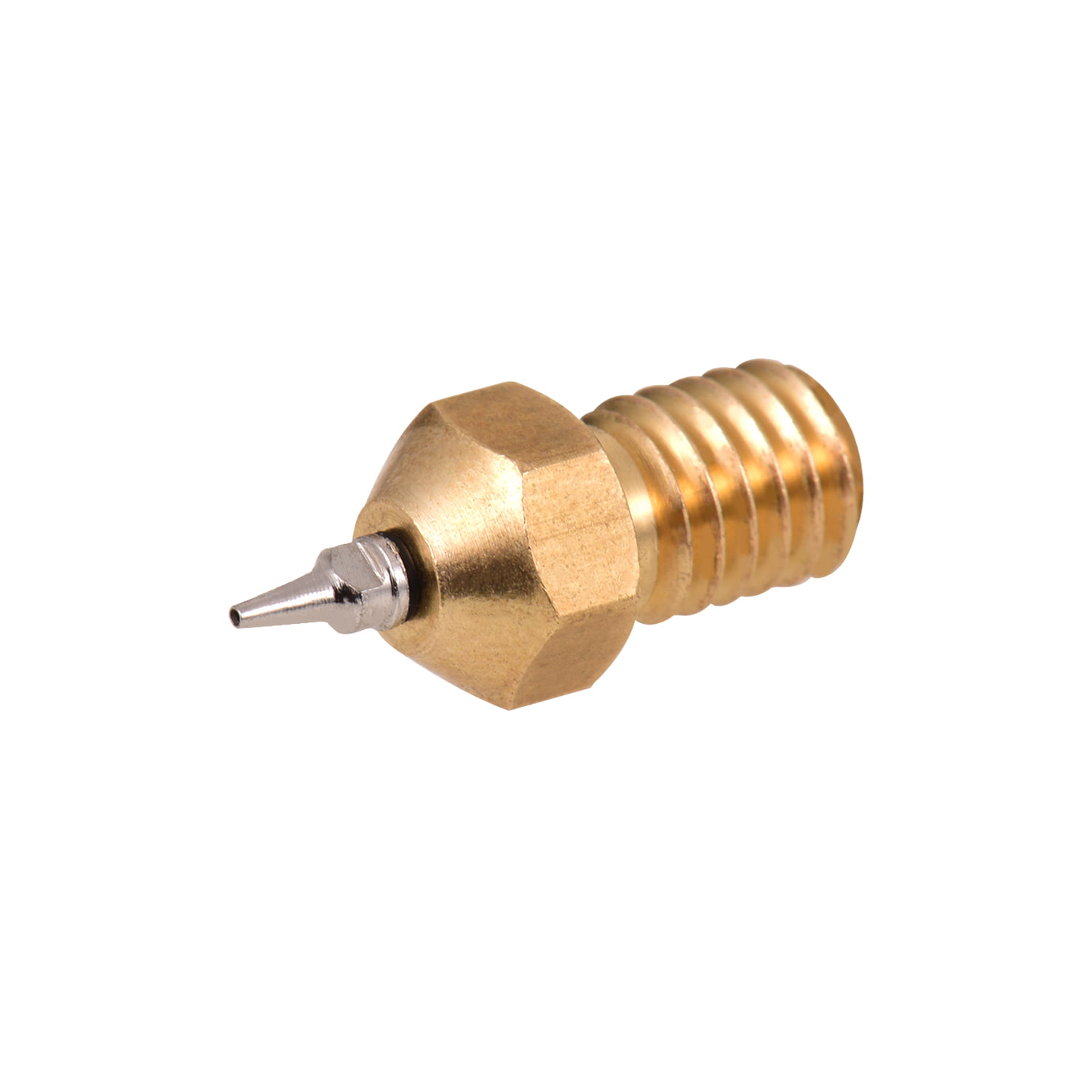 3D Printer Brass Nozzle Fit 1.75 Filament 0.2mm 0.3mm 0.4mm to 0.5mm M6 Thread 
