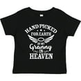 thumbnail image 3 of Inktastic Handpicked for Earth by My Granny in Heaven with Angel Wings Boys or Girls Toddler T-Shirt, 3 of 5
