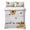 Light Gray Dark Yellow, variant on Twin XL Quilt Set 68''x98'', American Flag Lightweight Summer Bedspread Coverlet Set with 2 Pillow Shams, Blue Red USA Flag Breathable All Season Quilt Bedding for Dorm/Guest Room