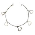 thumbnail image 1 of JOYARIS Pulsera Corazones Flor Trébol Amor Amistad Regalo Plata 925 Talla Largo/Ancho: 19.5 cm x 2.5 mm PT-0000495, 1 of 3