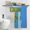 thumbnail image 5 of GZHJMY Seaside Lighthouse Bath Towel Set, Pure Cotton Washcloth Lightweight and Highly Absorbent Quick Drying Towels for Bathroom（163）, 5 of 7