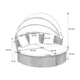 thumbnail image 4 of Camastro sala jardin lounge con toldo retráctil ilios innova CAMASTRO GRIS, 4 of 4