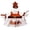 White, variant on YYDENG Spooky Ghost Witch Porch Goose Statue Outfit Polyester Pumpkin Bag Hat Robe Fits 75cm Goose Figurine Outdoor Garden Front Door Holiday Decor