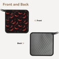 thumbnail image 2 of Pofeuu Red Hot Chili Print Silicone Trivet Mats,Silicone Hot Pads for Kitchen, Silicone Trivets for Hot Pots and Pans, Silicone Hot Pad, 2 of 8