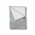 thumbnail image 2 of Abstract Soft Flannel Fleece Blanket, Simplistic Pattern in Greyscale Shady and Sketchy Look Continuing Print, Cozy Plush for Indoor and Outdoor Use, 70" x 90", Pale Grey and White, by Ambesonne, 2 of 6