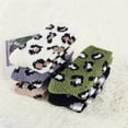 thumbnail image 4 of 5Pair Women Warm Soft Plush Slipper Sock Winter Fluffy Microfiber Crew Socks Casual Home Sleeping Fuzzy Cozy Sock, 4 of 6