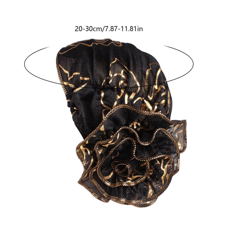 BingTong Flower Lace Turban Floral Lace Headscarf Hats  display picture 1