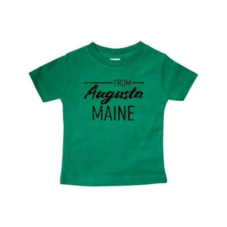 

Inktastic From Augusta Maine in Black Distressed Text Gift Baby Boy or Baby Girl T-Shirt
