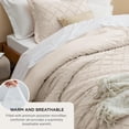 thumbnail image 4 of Juego de edredón Bedsure Queen Beige con 2 fundas de almohada de 3 piezas, 4 of 7