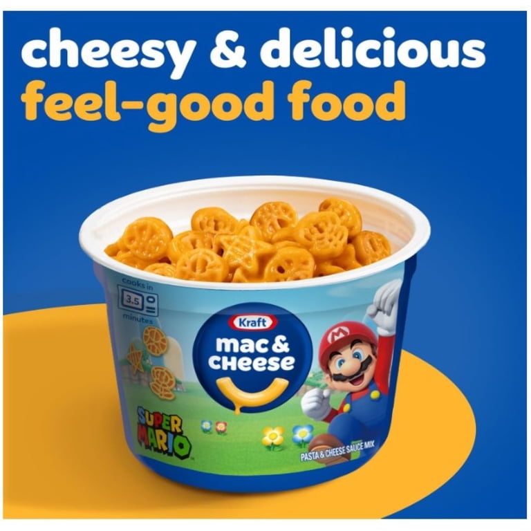 Kraft Mac and Cheese Cups Super Mario Shapes (Pack of 5) - Walmart.com