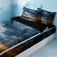 thumbnail image 2 of Erosebridal Wild Mallard Duck Zipper Twin Comforter Sets with Fitted Sheet and 2 Pillowcases, Rustic Farmhouse Zipper Bedding Set, Black Reversible, 2 of 7