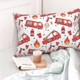 thumbnail image 6 of Vsdgher Fire Truck Print Pillow Cases -Iconic Collection Pillowcases -Extra Soft, Not easy to deform,not pilling Export quality, 6 of 8