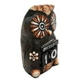 thumbnail image 2 of Balikraft Hand Made Wood Artisans "Burung Hantu" Hypnosis Forest Owl Desktop Calendar Figurine 4.5"H, 2 of 6
