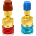 thumbnail image 1 of R1234yf to R134a Adapters, Quick Coupler Kit R1234yf Refrigerant Charging Kit, R134a to R1234yf High/Low Side Adapters for Charging, 1 of 3